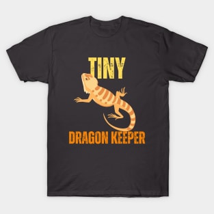 Tiny Dragon Keeper Lover Lizard Reptile T-Shirt